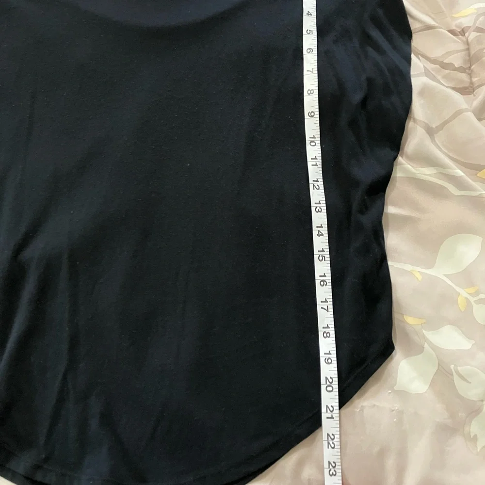 Nike Women's Black and White Muscle Tee - Picture 4 of 7